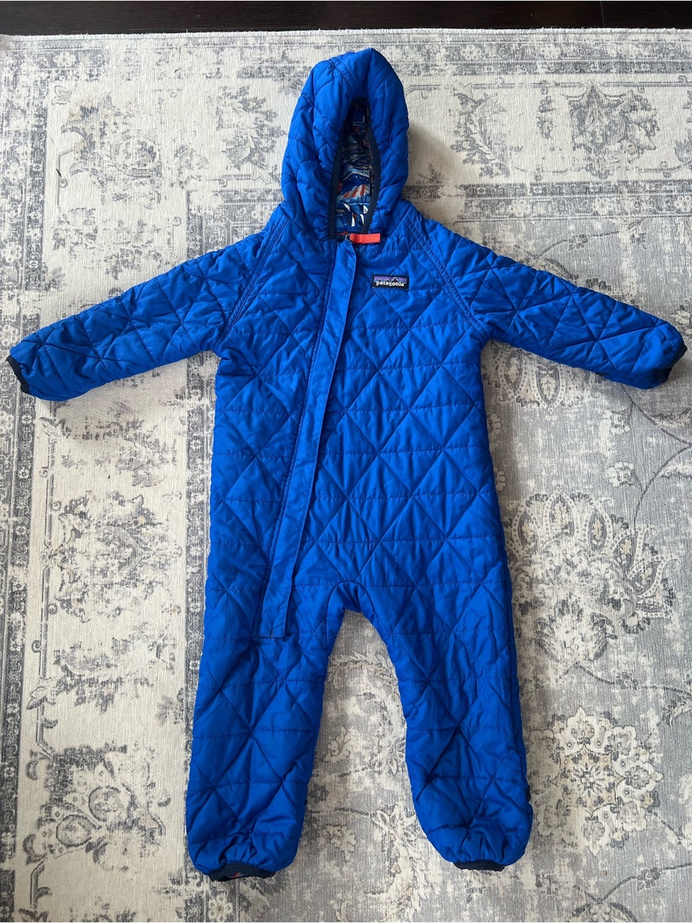 Patagonia infant’s reversible One-Piece Snowsuit